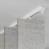 Jilron 100% Blackout Accordion Door Curtain, Adhesive Curtain Track Included
