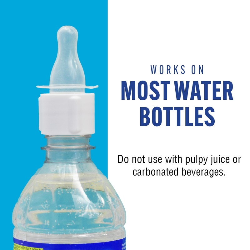 Baby Buddy AquaSip Water Bottle Adapter, Turn Regular Water Bottle