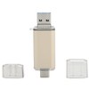 USB 3.0 U Disk Golden Aluminum Alloy ThreeInOne High Speed