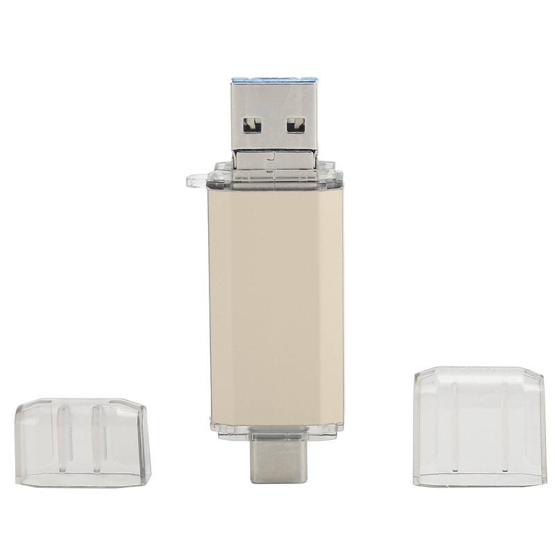 USB 3.0 U Disk Golden Aluminum Alloy ThreeInOne High Speed