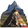 H13667 Rocky Mountain Colorado Teepee Cardboard Cutout Standee Standup