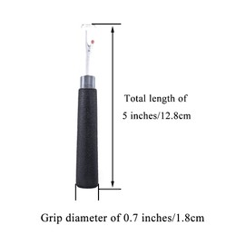 HAHIYO 4PCs Plastic Seam Ripper(2 Large Black & 2 Small White)-Thread Stitch Remover Kit Sewing Stitch Cutter Thread Ripper Unpicker Sewing Accessory&Supply for Crafting Notions Quilting Sewing Hem