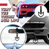 Fabbay 2 Pieces Heart Handle Ring Bumper Warning Car Accessory