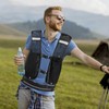 Adjustable Running Vest Men and Women, Reflective Hydration Backpack With
