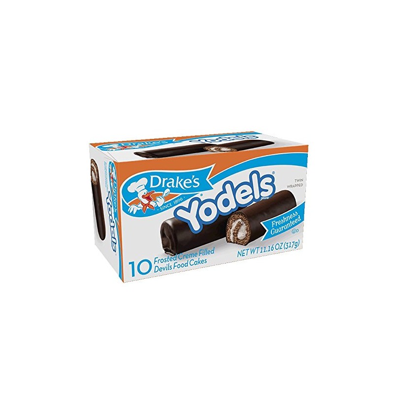 Drake's Cakes Yodels, 10 cakes per box, 11.16 oz of