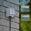 Outdoor Waterproof Switch,Greencycle IP66 Waterproof 2Gang 10A Light Switch, SPDT