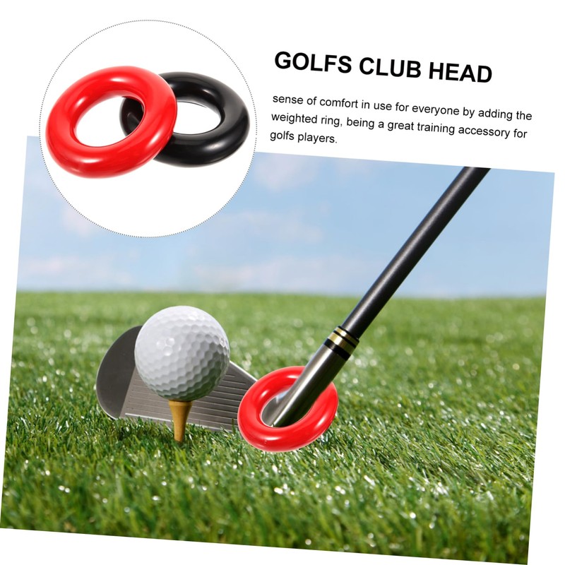 Kisangel Golfing Weighted Rings Set Iron Golf Swing Ring Training