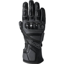 RST Fulcrum CE Perforated Leather Sports Motorcycle Gloves (Grey, Black, XL)