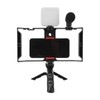 Phone Live Streaming Kit with Fill Light Microphone Sound Cable