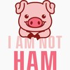 CafePress I Am Not Ham Vegetarian Vegan Veganis Large Puzzle,