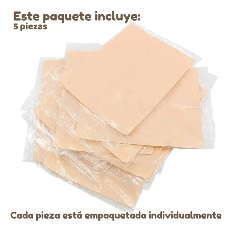Piel Falsa Sintética Practica Tatuaje Cuero Flexible 5pzs F