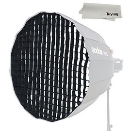 Godox Honeycomb Grid for Godox QR-P90 P90L P90H and Aputure Light Dome 35.4 inch 16 Rods Octagon Parabolic Softbox - Only Grid