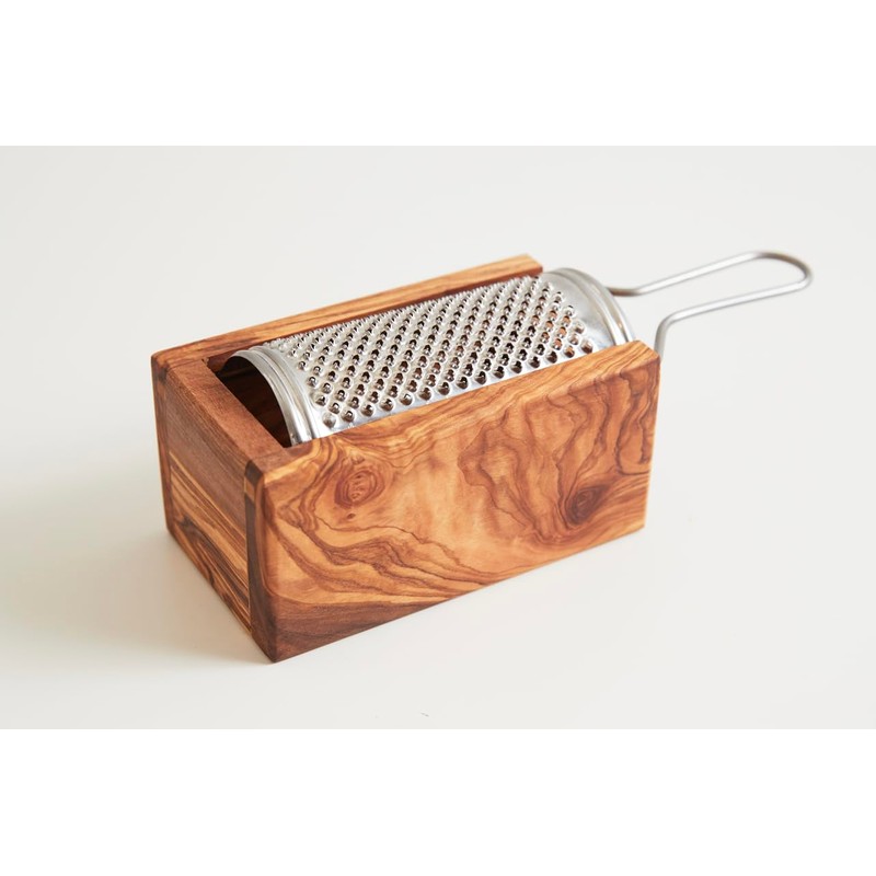 Italian Olivewood Parmesan Cheese Box Grater