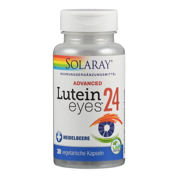 Lutein-Eyes 24mg 30 Capsules Dietary Supplement with Marigold Lutein and Blueberry Extract