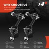 A-Premium 2 x Rear Sway Bar Links Stabilizer Bar Links,
