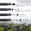 LKV Bar End Convex Mirrors Handlebar Anti-blue Rear View 360