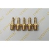 LTWFITTING Brass Barbed Fitting Coupler/Connector 1/4" Male BSPT x 1/4"(6mm)