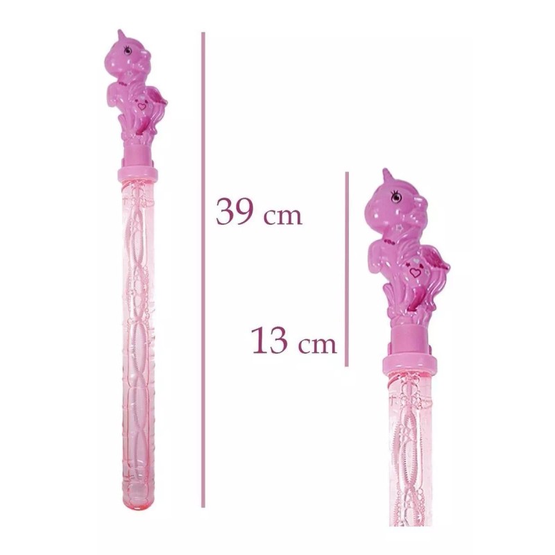 Bubble Baston De Burbujas De Jabón Burbujero Unicornio 39cm /
