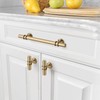 Amerdeco 10 Pack Brushed Gold Cabinet Knobs 2 Inch T