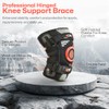 XN8 Hinged Knee Support Brace Adjustable Open Patella Anti-Slip Breathable