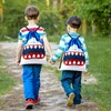 Shark Drawstring Backpack - Drawstring Bags for Boys Kids Swim