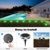 Peasur Mini Solar Ground Lights Outdoor, 2 Pack Flat Solar
