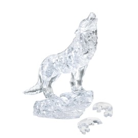 37 Piece Crystal Puzzle Silver Wolf