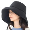 QUEENHEAD Women's Hat, UV Protection, 100% Light Blocking, Large Sizes,