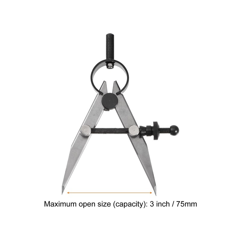 sourcing map Spring Joint Caliper 3 inch / 75mm Adjustable