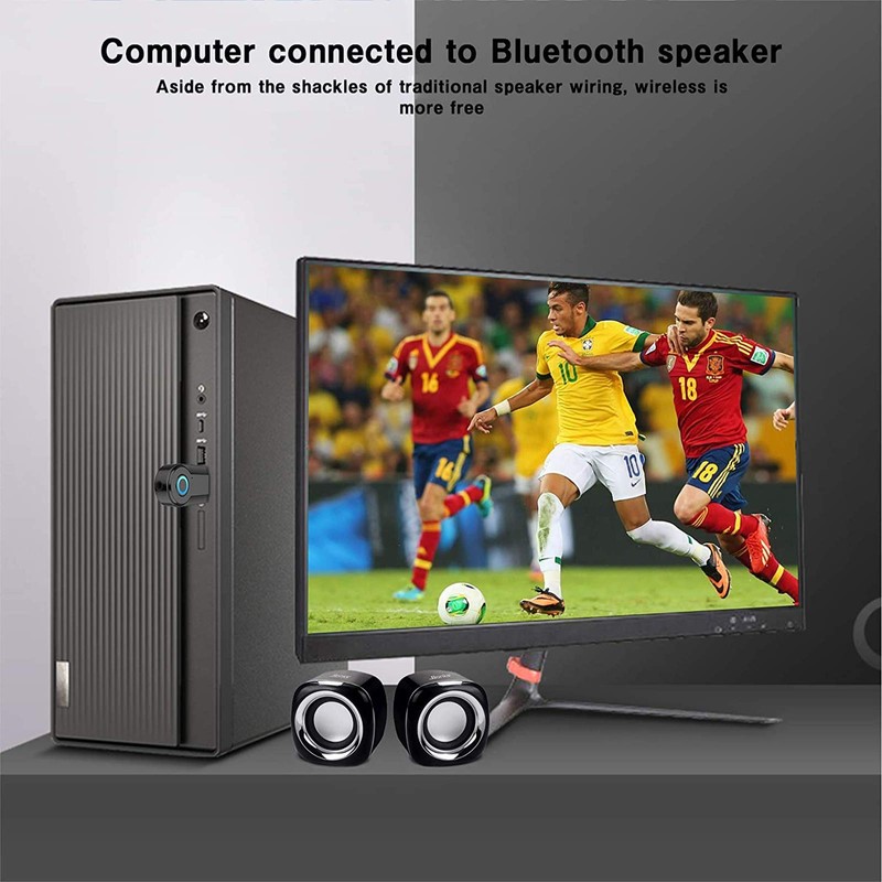 Bluetooth Transmitter, Bluetooth 5.0 Transmitter, Wireless Portable Audio Adapter for