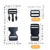 Zucosue 8 Pack Buckle Quick Side Release Buckle, Heavy Duty