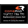 Corepad Skatez PRO 195 Replacement Mouse Feet for Glorious PC