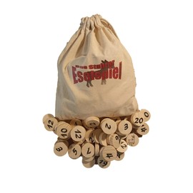 Prescher The Stuhrer Donkey Game with 61 Pieces for 2-4 Players with 3 Stacks, Family Game, Travel Game