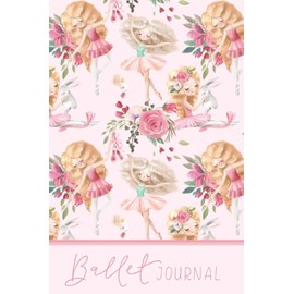 Ballet Journal: Ballet and Roses themed journal with lined and decorated pages