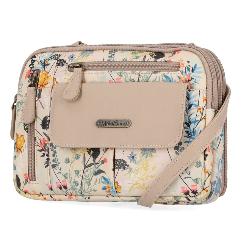 MultiSac Zippy Triple Compartment Crossbody Bag, Catalina Floral