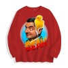 Mr. Bean Graffiti Rubber Duck Graphic Crewneck Sweatshirt, US Warehouse,