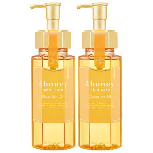 & Honey Cleansing Oil, 6.1 fl oz (180 ml), Set of 2 "Honey Beauty Cleansing"