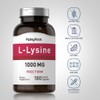 Piping Rock L-Lysine 1000mg | 180 Caplets | Free Form