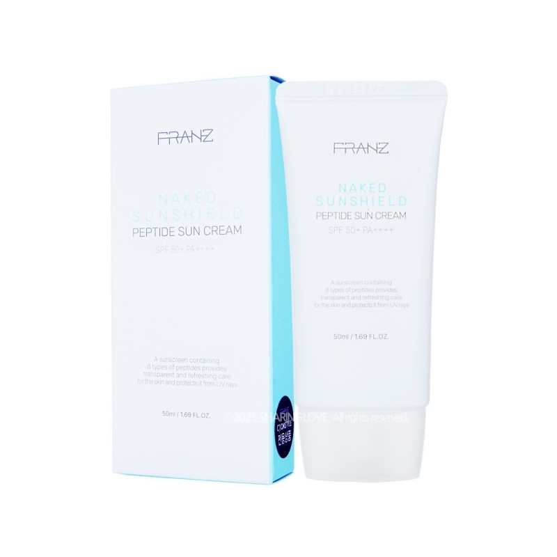 Franz Naked Sunshield Peptide Sunscreen 50ml / 프란츠 네이키드 선쉴드