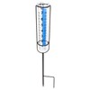 Rain Gauge 7 Inch Capacity Detachable Rain Measuring Gauge with