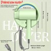 110V Hotel Wall Mounted Hair Dryer for Bathroom（with Night Light）