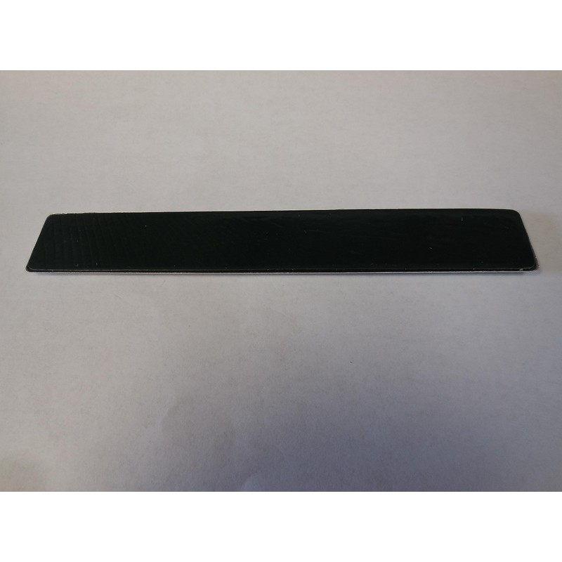 Supercharged Emblem 6 1/2" X 1" SELF Stick Silver &