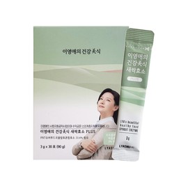 LASNU Youngae Lee's Healthy Gourmet Sprout Enzyme Plus 3g x 30 sachets (4) / JJ Mall / 이영애의 건강미식 새싹효소 플러스 3g x 30포 4개 / JJ몰