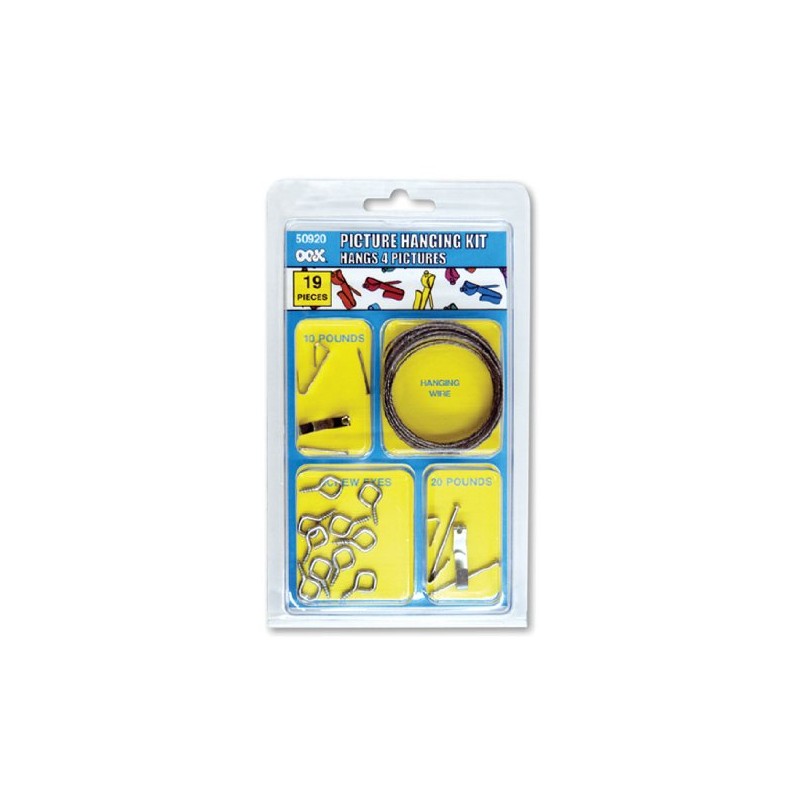 OOK 50920 Picture Hanging Kit, Brass