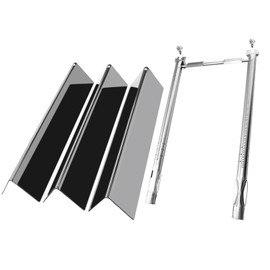 ROCFAN Replacement Parts for Weber Spirit I & II E-210, E-220, S-210, S-220 Grill (with Front-Control), Weber Spirit E210 Grill Replacement Parts, Burners and Flavorizer Bars