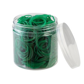 ZZJMCH 500Pcs 1.5in Green Rubber Bands Stretchable Rubber Elastics Bands General Purpose Elastic Stretchable Bands Sturdy Rubber Bands for Home, Office, School, Stationery Supplies