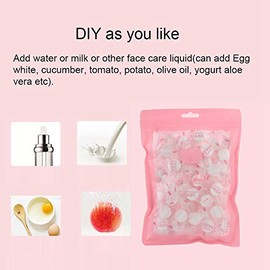 Disposable Compressed Face Mask, Non-Woven Fibre Skin Care Home DIY Face Mask, 100 Pieces/Pack