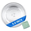 9.6" Microwave Plate Replacement Microwave Glass Turntable Plate for LG,