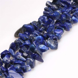 Lapis Lazuli Chips Beads for Jewelry Making Gemstone Semi Precious 7-8mm 34" JOE FOREMAN