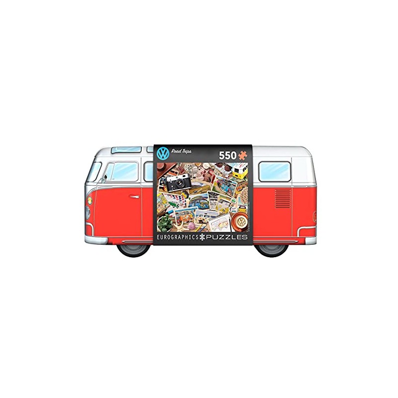 EuroGraphics VW Road Trips 550-Piece Puzzle in Collectible Tin with